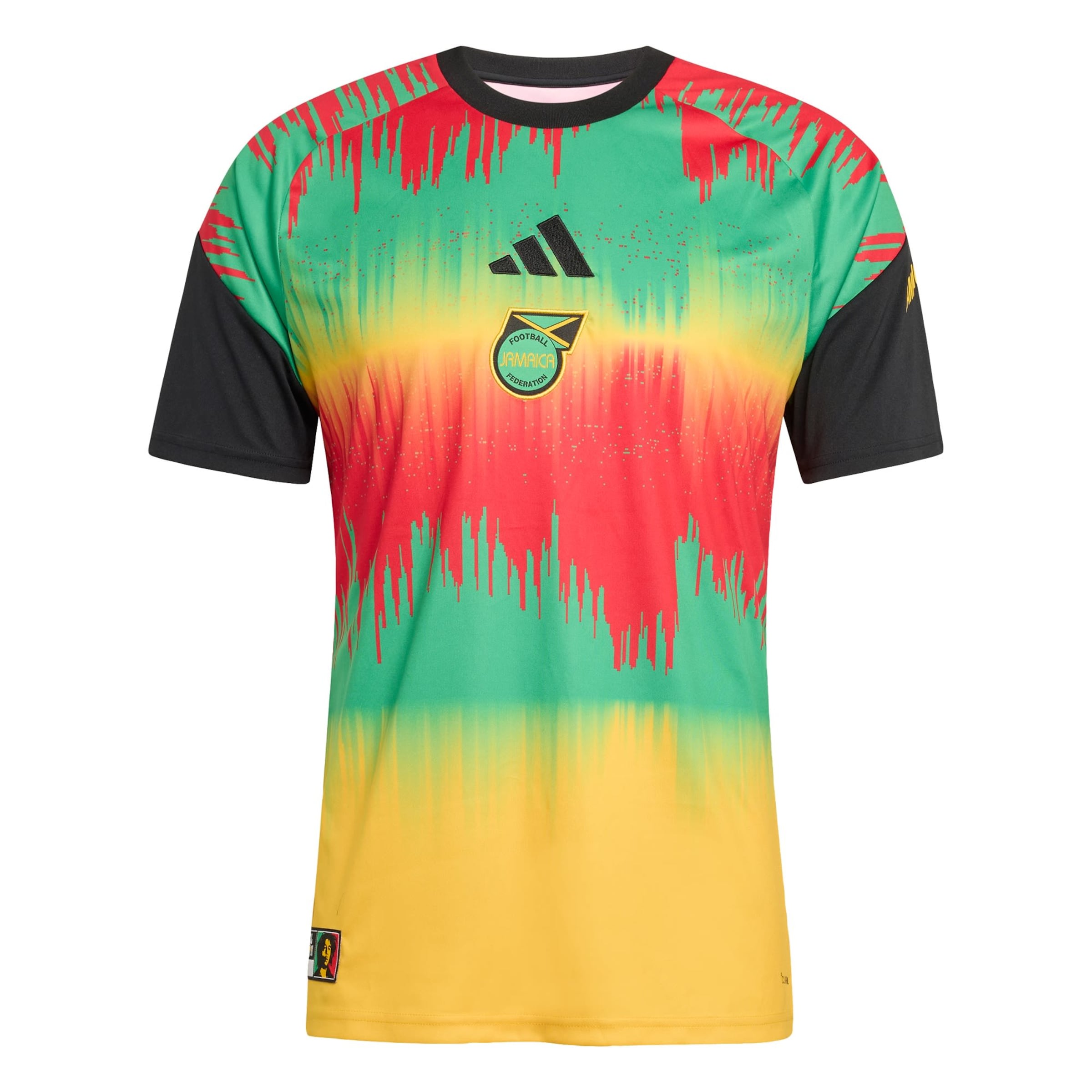 ADIDAS PERFORMANCE - Camiseta de fútbol 'Jamaik 26 x Bob Marley' en amarillo: frente