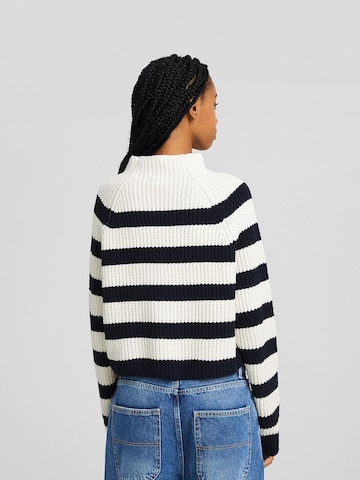 Pull-over Bershka en bleu