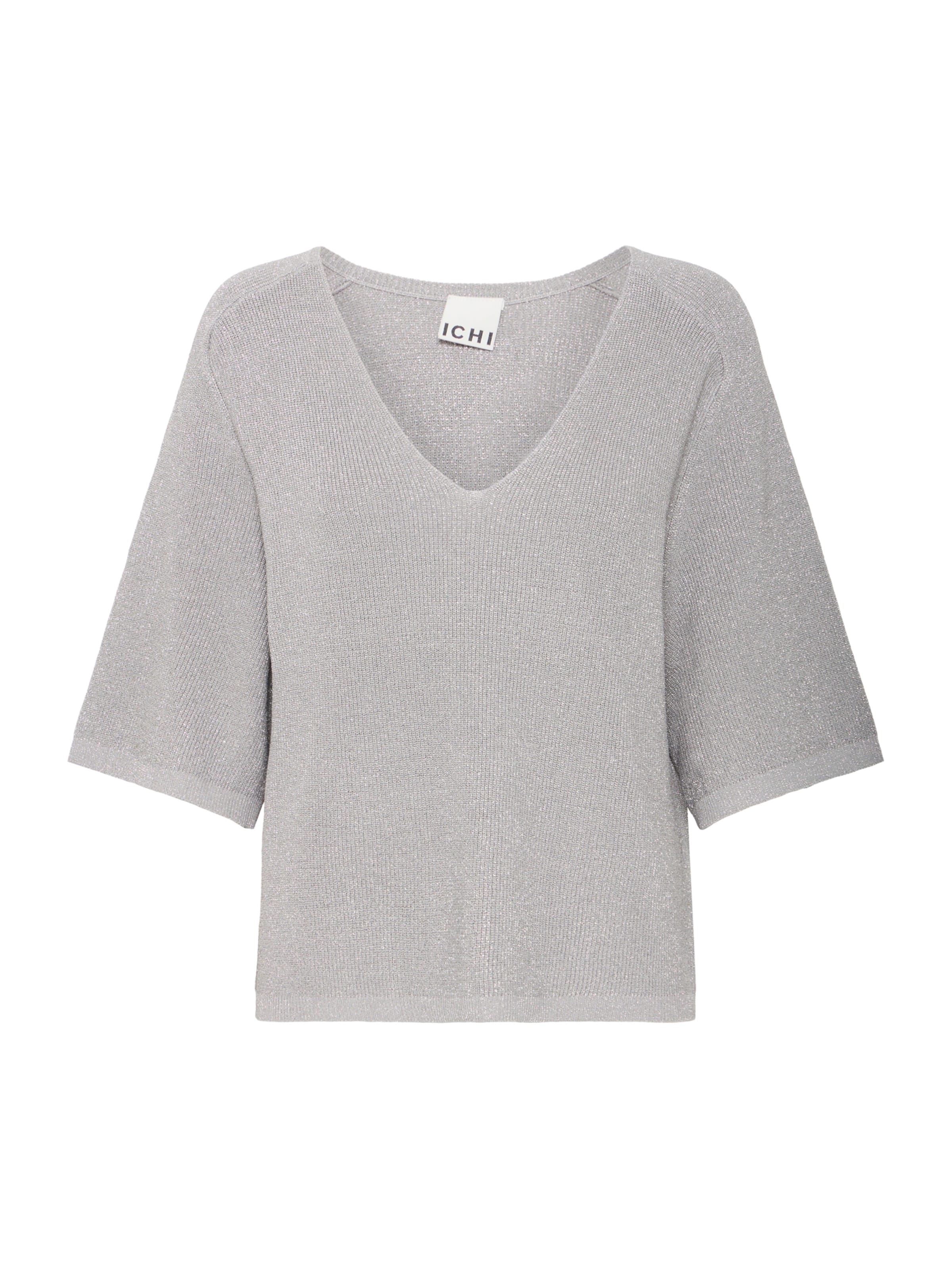 ICHI Свитер ' IH CODY' в Серебристый: спереди