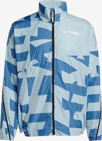 ADIDAS TERREX - Chaqueta deportiva 'Multi Printed Wind' en azul: frente