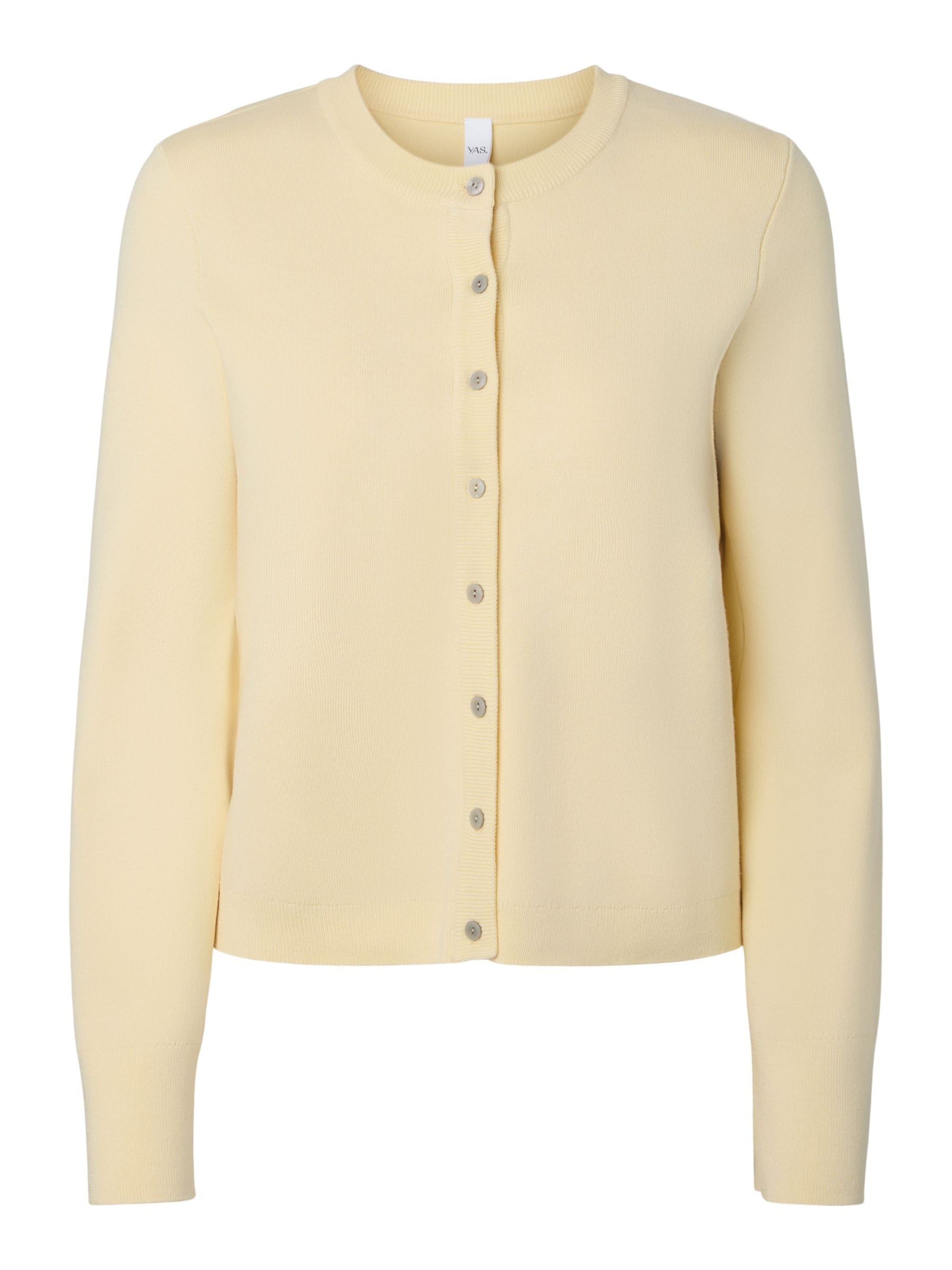 Cardigan 'YASelena' YAS en jaune : devant