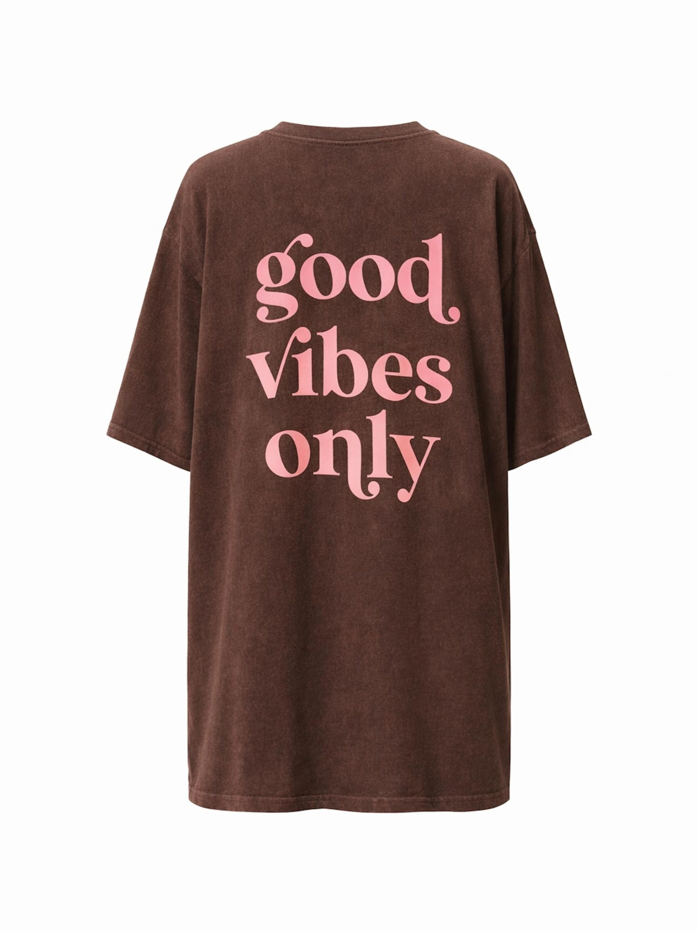 Worldclassca Oversizeshirt 'Oversize T-Shirt'‌‌‌ in Braun: Vorderseite