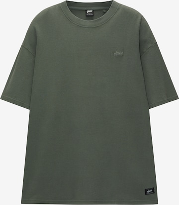 Pull&Bear Shirt in Groen: voorkant