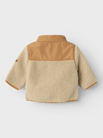 NAME IT Fleece Jacket in Beige