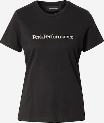 PEAK PERFORMANCE Toiminnallinen paita värissä musta: edessä