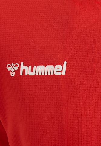 Hummel Athletic Zip-Up Hoodie in Red