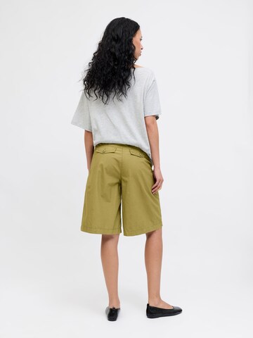Wide Leg Pantalon à pince 'JXNellie Mika' JJXX en vert