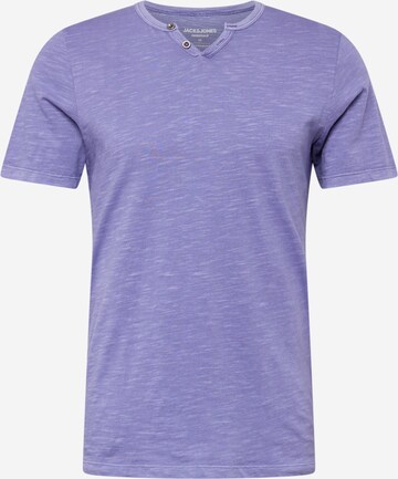 JACK & JONES Shirt 'Split' in Purple: front
