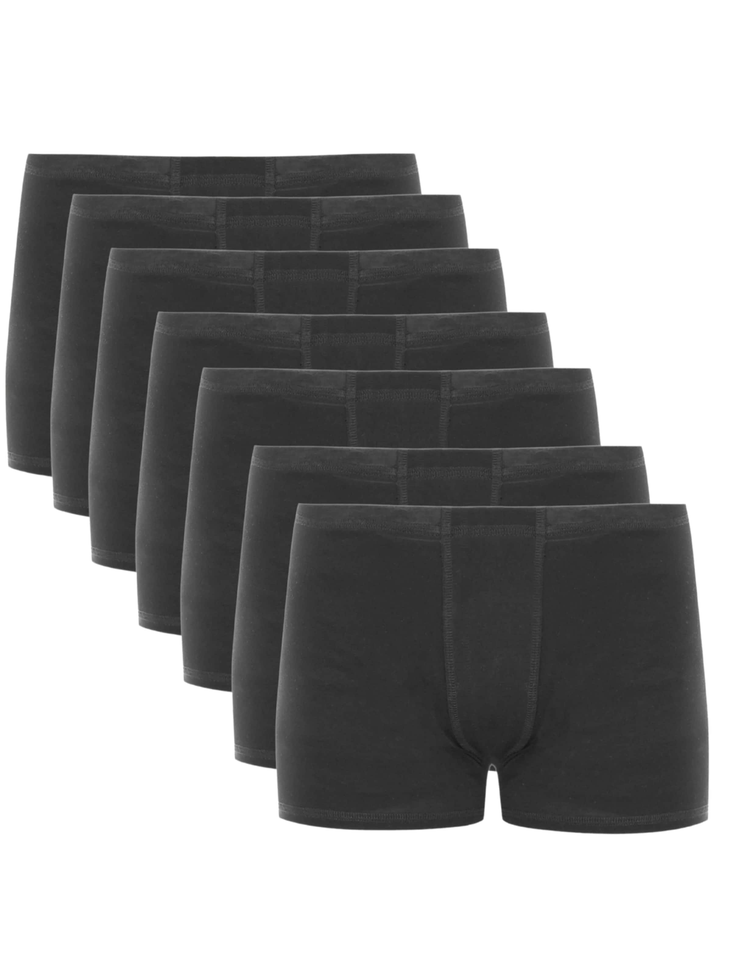 ZUBEK Boxershorts 'Men's Underwear Drawer Reset – 7 Merino Wool Boxer Briefs (Trunks)' in Zwart: voorkant