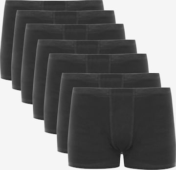 Boxers 'Men's Underwear Drawer Reset – 7 Merino Wool Boxer Briefs (Trunks)' ZUBEK en noir : devant