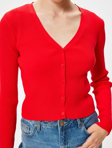 Koton Knit cardigan in Red