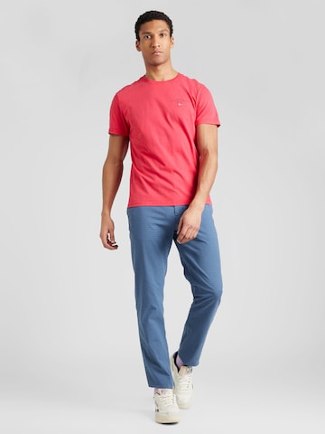 mėlyna TOMMY HILFIGER Standartinis „Chino“ stiliaus kelnės