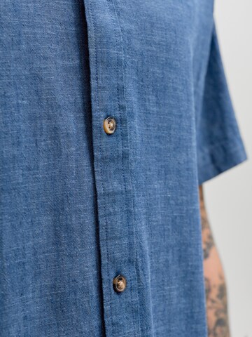 JACK & JONES - Ajuste regular Camisa 'JJESUMMER' en azul