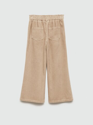 MANGO KIDS Wide leg Byxa 'CANDE' i brun