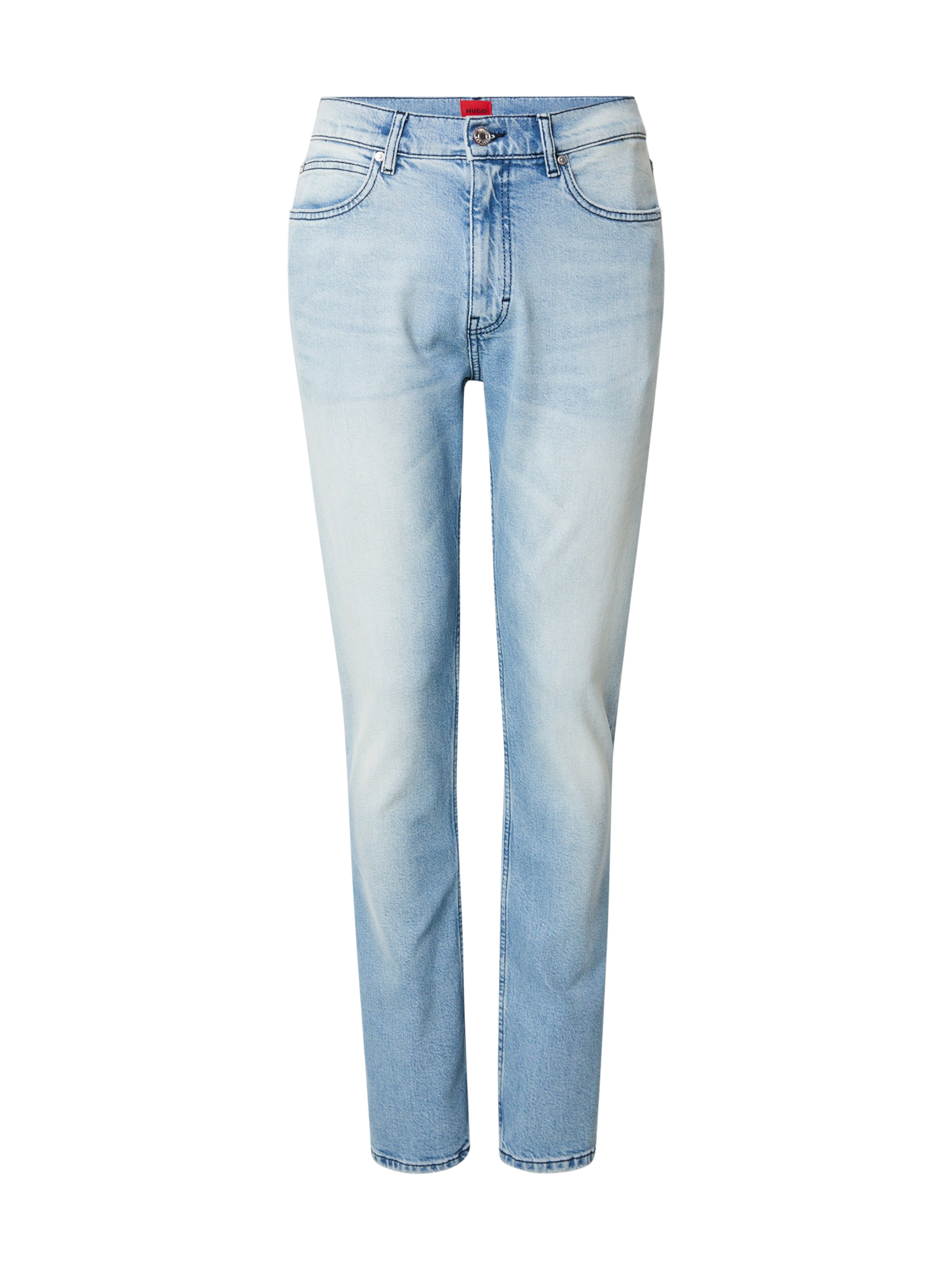 HUGO Normalny krój Jeansy w kolorze niebieski: przód