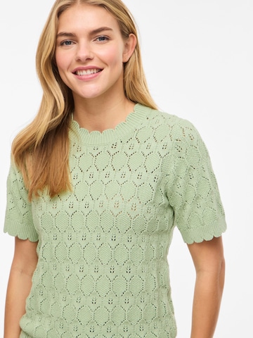 VILA Gebreide bodywarmer 'VILowen' in Groen