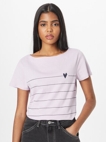 TOM TAILOR T-Shirt in Lila: predná strana