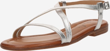 s.Oliver Sandale in Silber: Vorderseite