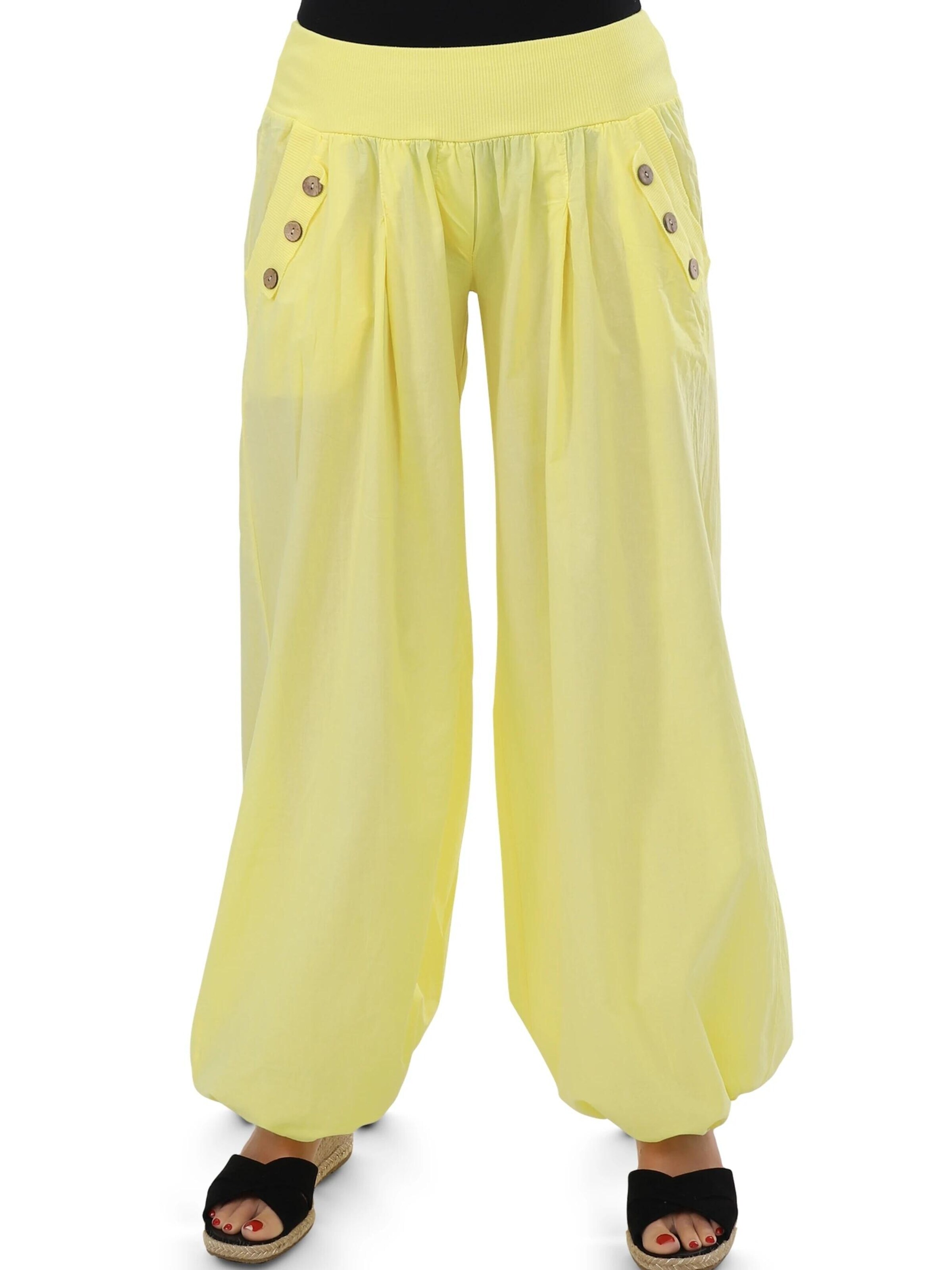 malito more than fashion Loose fit Harem Pants in Yellow