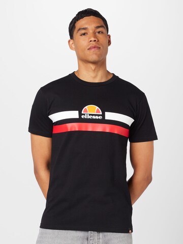 ELLESSE Shirt 'Aprel' in Zwart: voorkant