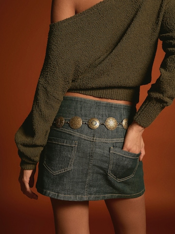 Bershka Belt in Gold