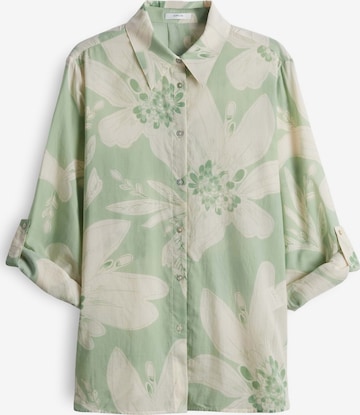 OPUS - Blusa 'Fumine Bohème' en verde: frente