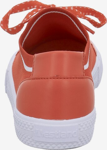 Westland Sneakers 'Swan' in Red