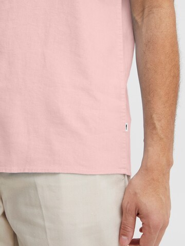 !Solid Slim Fit Hemd 'Allan' in Pink