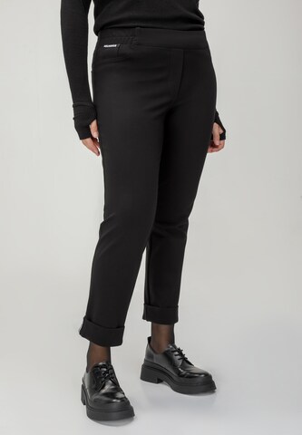 HELMIDGE Slim fit Pants in Black: front