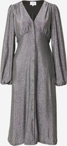 FRNCH PARIS Dress 'WENDY' in Silver: front