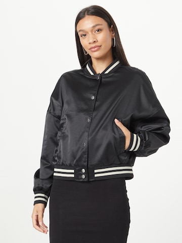 Urban Classics Between-season jacket in Black: front