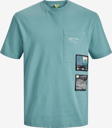 JACK & JONES Shirt 'ELM' in Blauw: voorkant