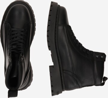 Tommy Jeans Boots med snörning i svart