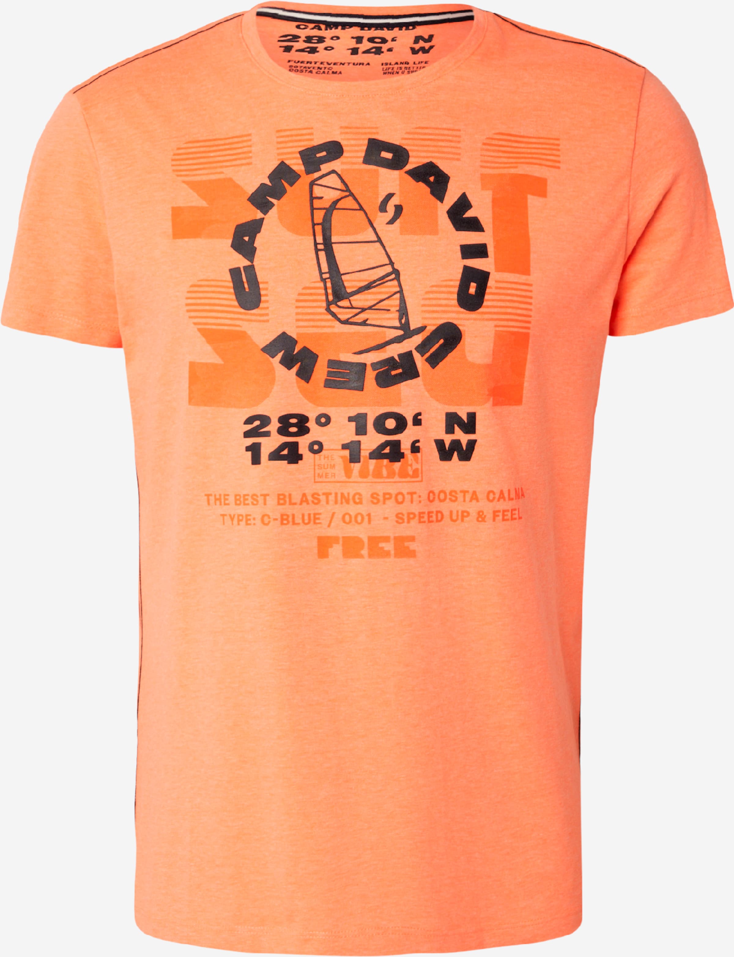 チャレンジ CAMP DAVID CAMP DAVID Shirt in Orange, Dark Orange | ABOUT YOU