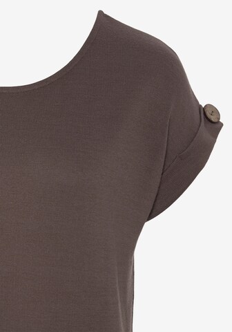 T-shirt LASCANA en marron