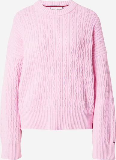 TOMMY HILFIGER Pullover 'CABLE' in rosa, Produktansicht