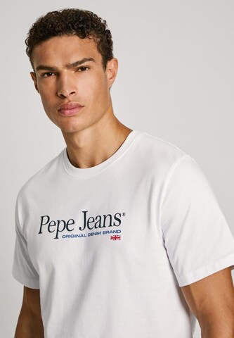 Pepe Jeans Shirt 'ALBERT' in Wit