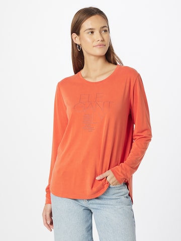 Key Largo Shirt 'Elegantly' in Oranje: voorkant