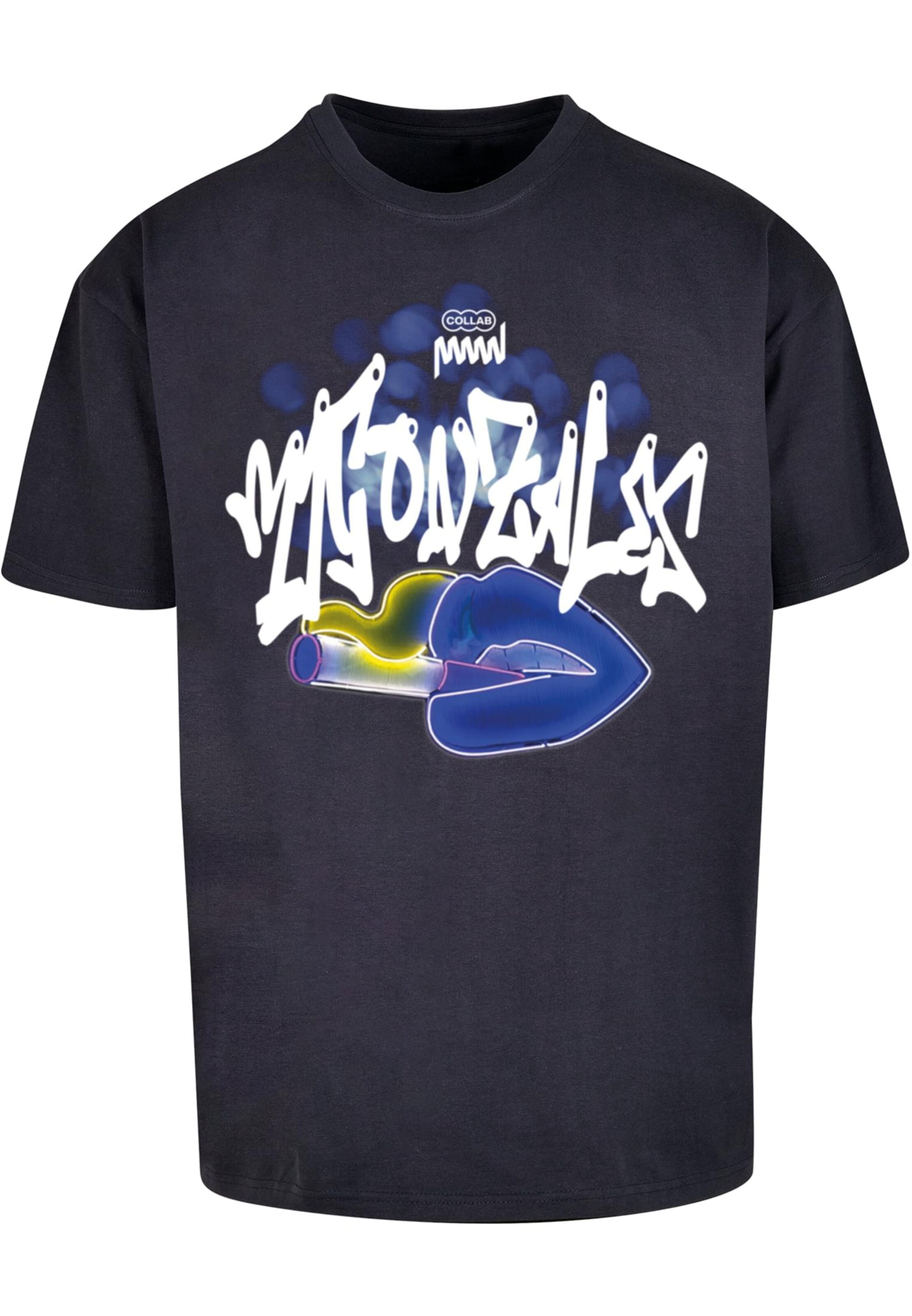 T-Shirt MJ Gonzales en bleu : devant
