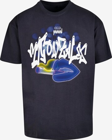 MJ Gonzales T-Shirt in Blau: predná strana