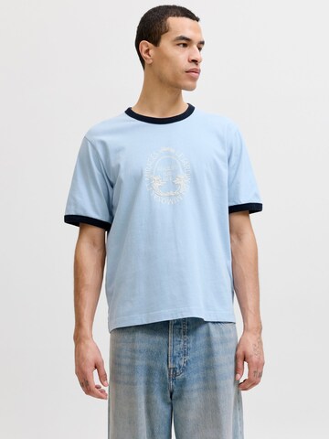 T-Shirt JACK & JONES en bleu : devant
