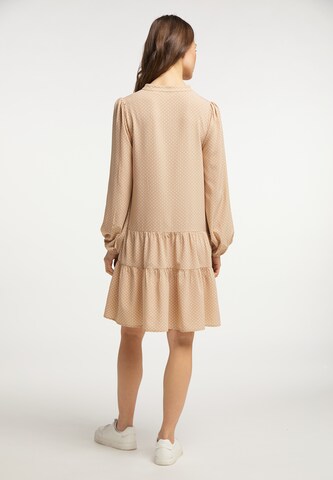 Usha Shirt Dress in Beige