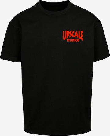 T-Shirt MT Upscale en noir : devant