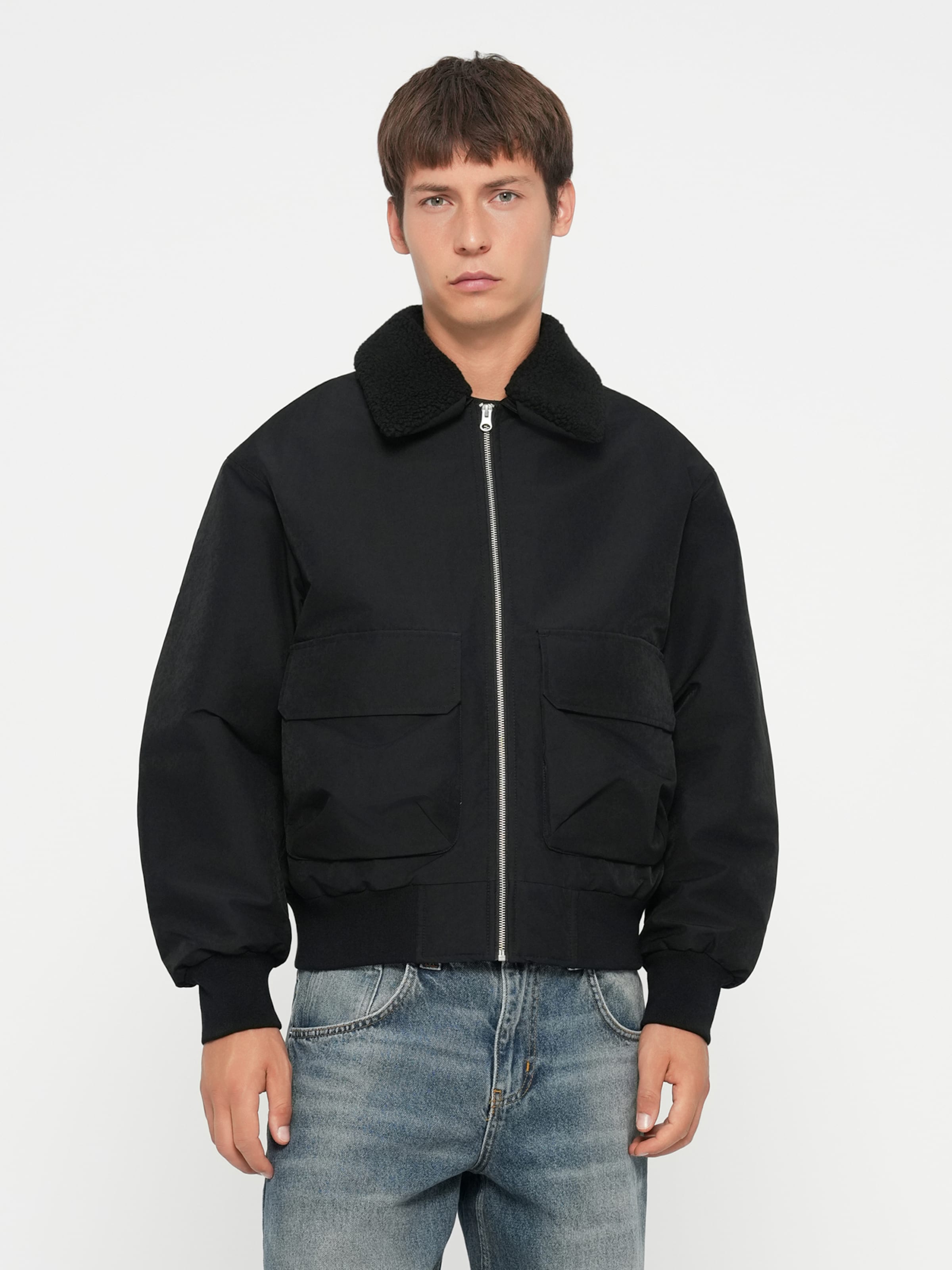 JACK & JONES Between-Season Jacket 'JORINWOOD' in Black | ABOUT YOU