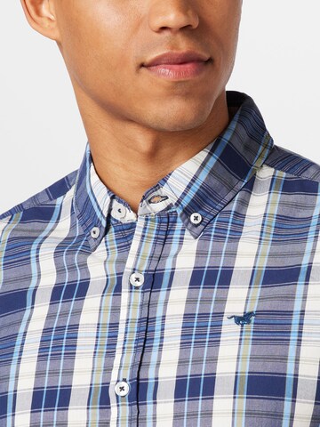 MUSTANG Regular fit Button Up Shirt 'Chris' in Blue