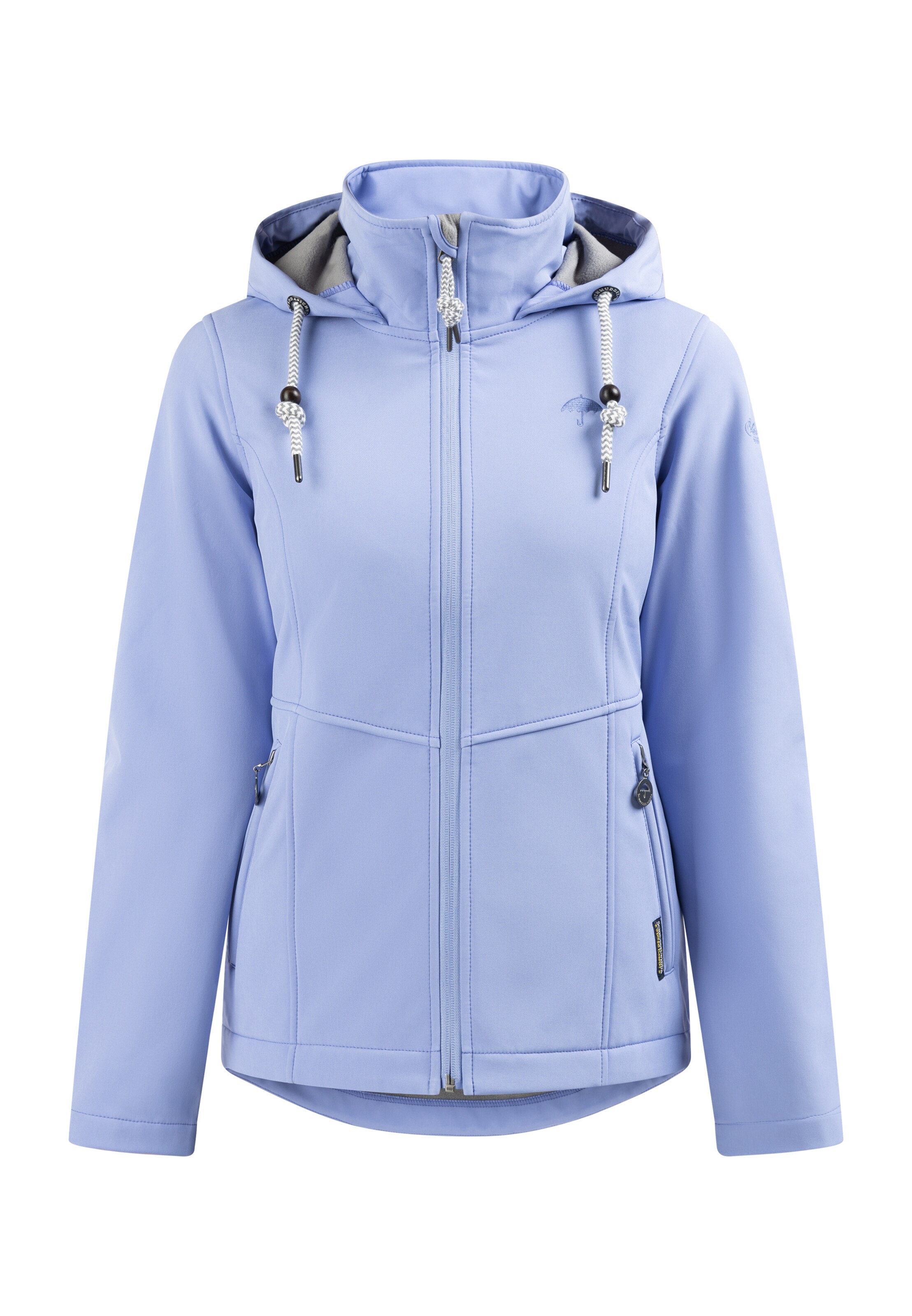 Schmuddelwedda Funktionsjacka i blå: framsida