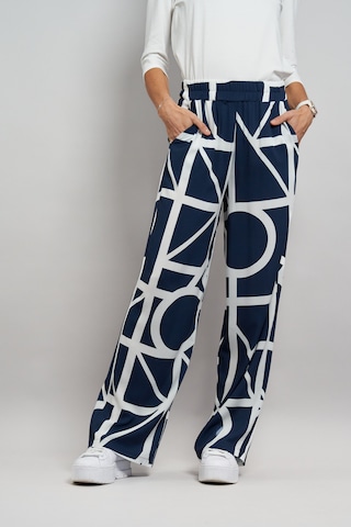 Seidel Moden Wide leg Pants in Blue: front
