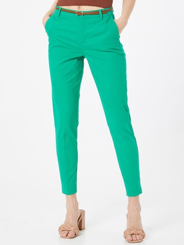 Coupe slim Pantalon chino 'Days' b.young en vert : devant