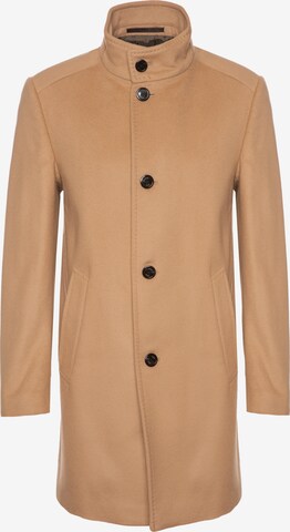 JOOP! Between-Seasons Coat 'Maron' in Beige: front