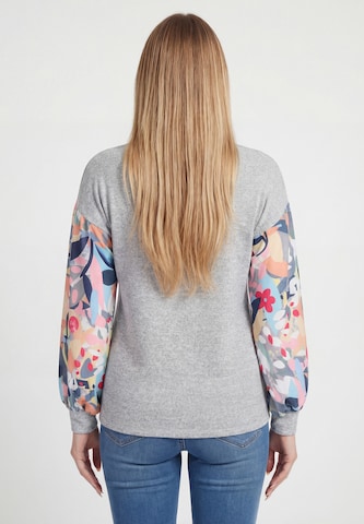 CALEY Bluse in Grau